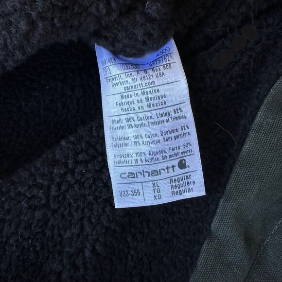 Vintage Y2K Carhartt V33 Green work wear vest - Picture 3 of 5